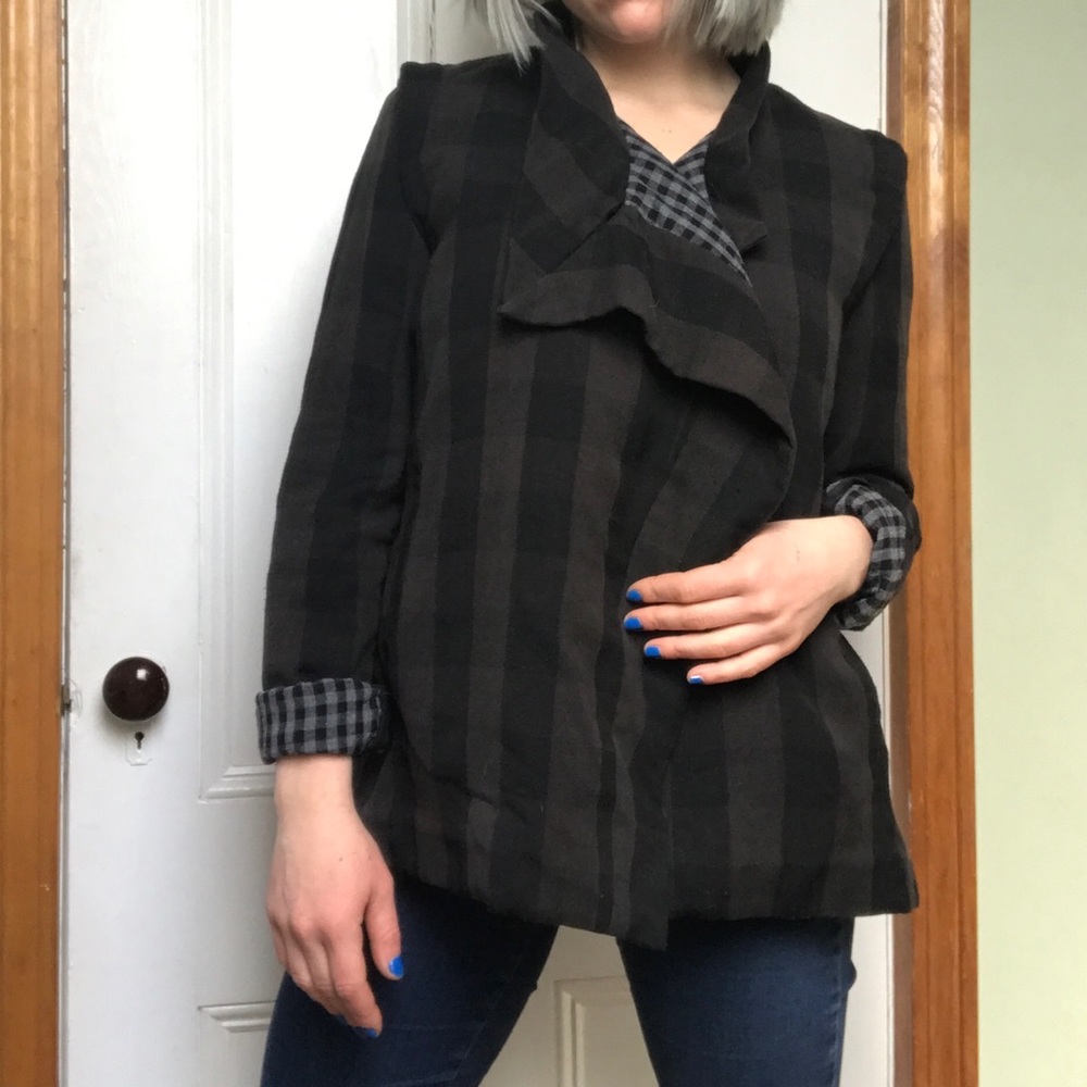 Top shop draped jacket size small